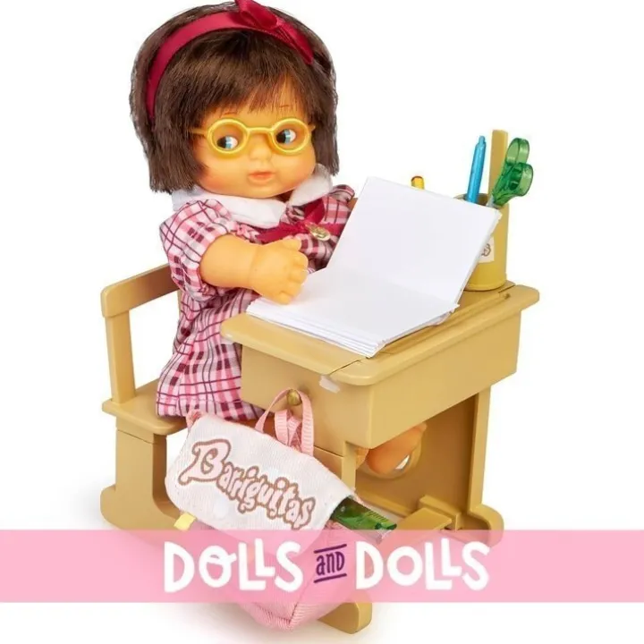 Accessoires pour poupée Barriguitas Classic 15 cm - École avec figurine de bébé