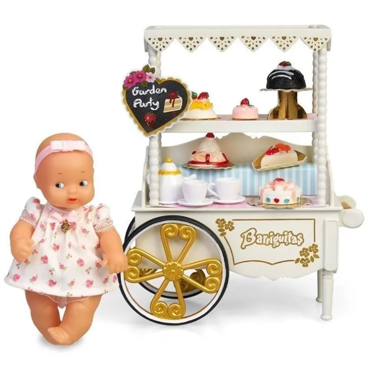 Accessoires pour poupée Barriguitas Classic 15 cm - Chariot de collation