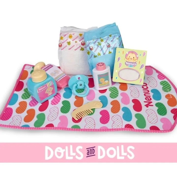 Accessoires pour poupée Nenuco - Ensemble à langer