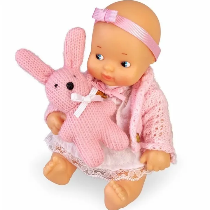 Barriguitas Poupée classique 15 cm - Ensemble bébé avec des vêtements roses