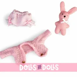 Barriguitas Poupée classique 15 cm - Ensemble bébé avec des vêtements roses