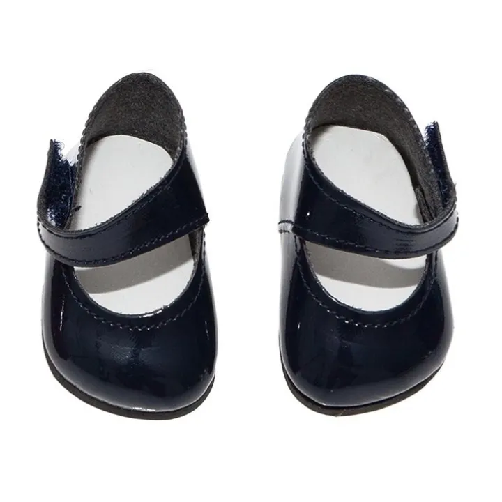 Compléments pour poupée Así 36 à 40 cm - Chaussures bleu marine pour poupée Guille, Koke et Nelly