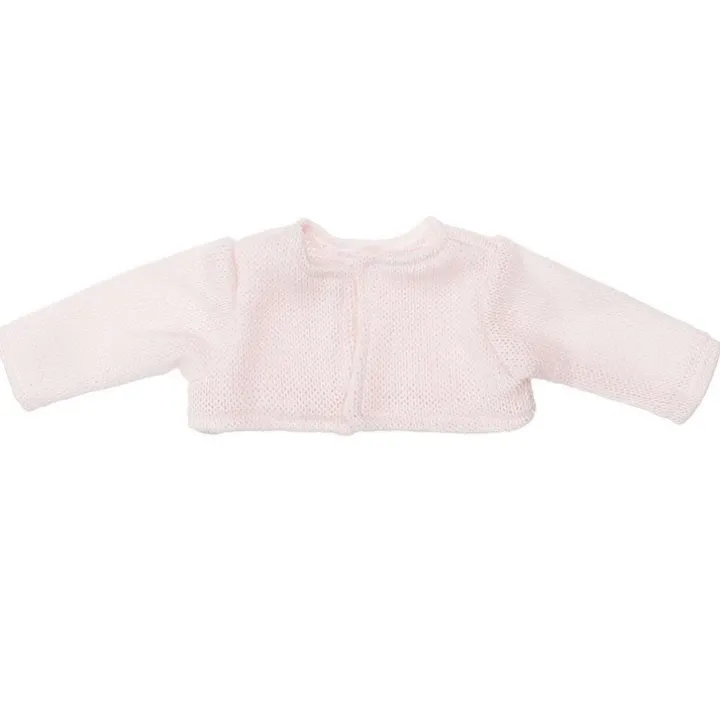 Compléments pour poupée Así 36 cm - Veste tricot rose pour poupée Koke