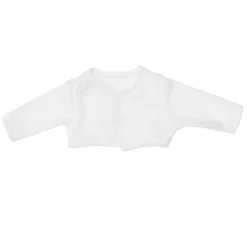 Compléments pour poupée Así 43 à 46 cm - Veste tricotée blanche pour poupée María, Pablo, Leo et série limitée