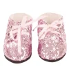 Compléments pour poupée Götz 42-50 cm - Chaussures à paillettes roses