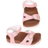 Compléments pour poupée Götz 42-50 cm - Sandales rose pailleté