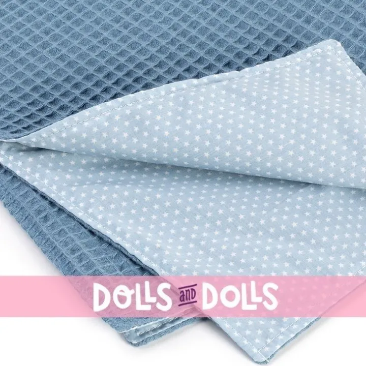 Compléments pour poupées Así - Couverture bleue avec étoiles blanches