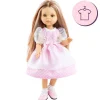 Ensemble pour poupée Paola Reina 32 cm - Las Amigas Articulée - Miriam - Robe à pois roses