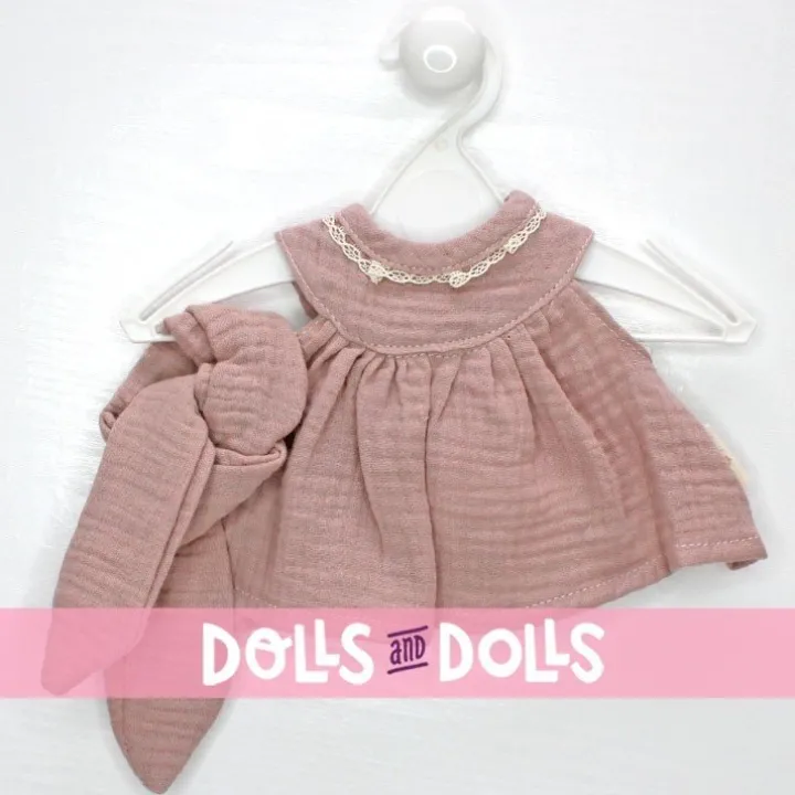 Ensemble pour poupée Paola Reina 34 cm - Gordis - Johana - Robe beige avec nœud