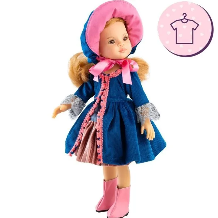 Ensemble pour poupée Paola Reina 32 cm - Las Amigas - Robe d'époque Larisa