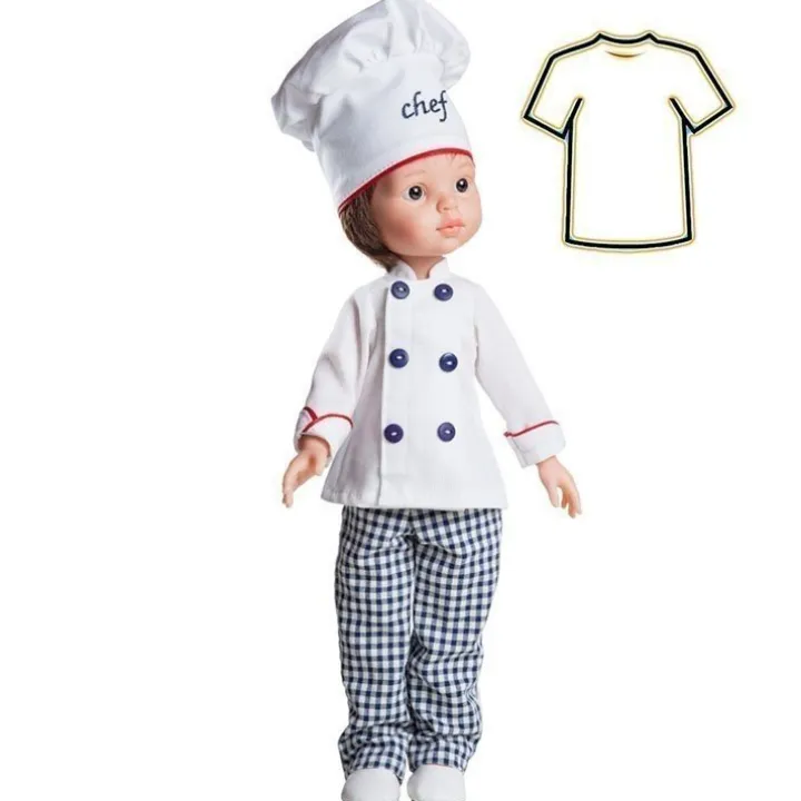 Ensemble pour poupée Paola Reina 32 cm - Las Amigas - Robe de chef Carlos