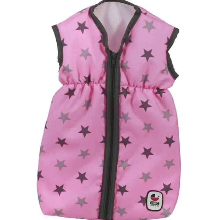 Gigoteuse pour poupées jusqu'à 55 cm - Bayer Chic 2000 - Etoiles grises