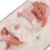 Poupée Antonio Juan 40 cm - Carla avec couverture matelassée