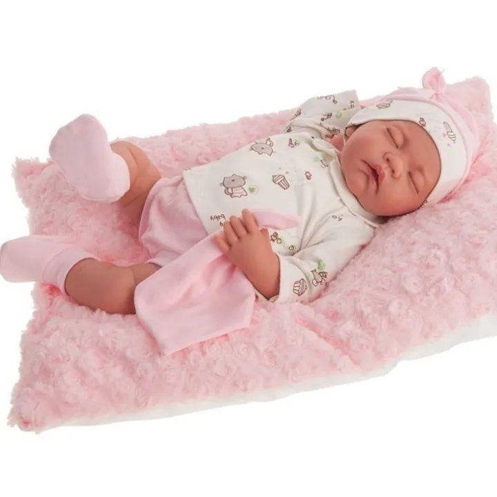 Poupée Antonio Juan 40 cm - Luna avec coussin