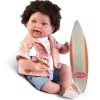 Poupée Antonio Juan 42 cm - Nouveau-né surfant Pipo