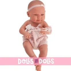 Poupée Antonio Juan 42 cm - Nouveau-né Lea trousseau