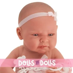 Poupée Antonio Juan 42 cm - Nouveau-né Lea trousseau