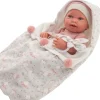 Poupée Antonio Juan 42 cm - Pipa nouveau-né avec sac de couchage lapin