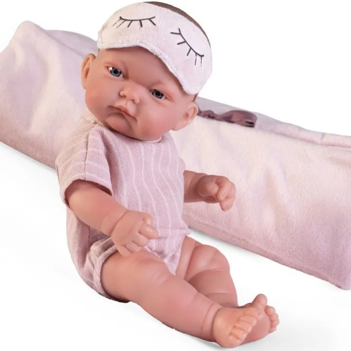 Poupée Antonio Juan 26 cm - Pitu dans son lit sensoriel