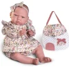 Poupée Antonio Juan 52 cm - "Mi primer Reborn" Berta avec sac maison