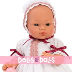 Poupée Así 36 cm - Koke avec plumeti et vieux rouleau rose