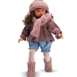 Poupée Así 57 cm - Pepa avec polo en denim et écharpe