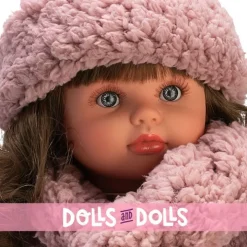 Poupée Así 57 cm - Pepa avec polo en denim et écharpe