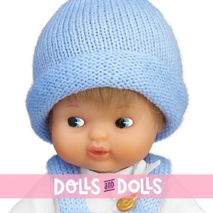 Poupée Barriguitas classique 15 cm - Bébé garçon blond avec barboteuse