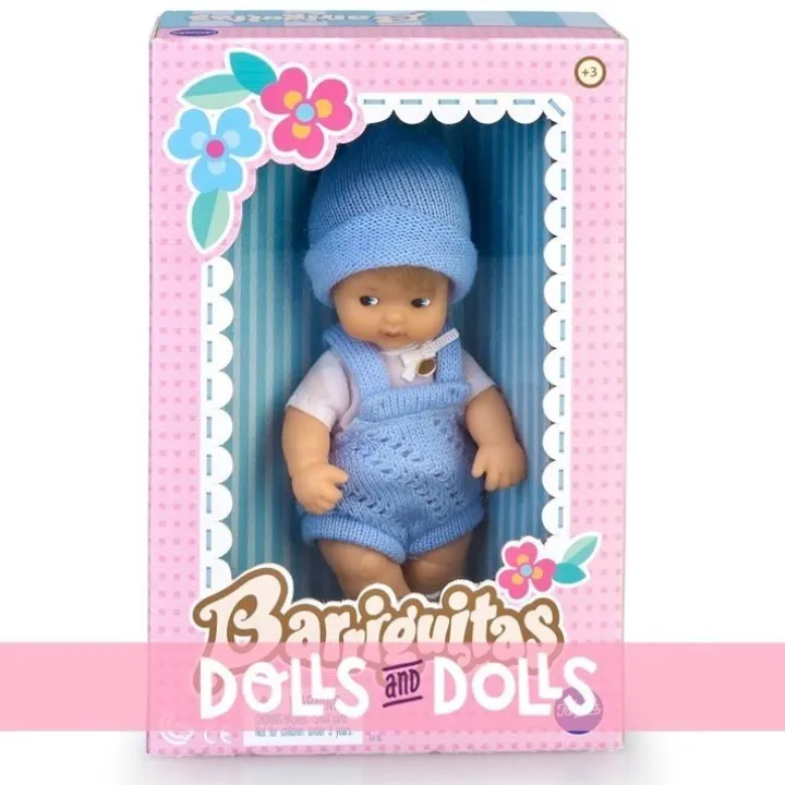 Poupée Barriguitas classique 15 cm - Bébé garçon blond avec barboteuse
