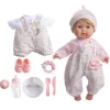 Poupée Berenguer Boutique 38 cm - Blonde avec tenue d'éléphant et accessoires