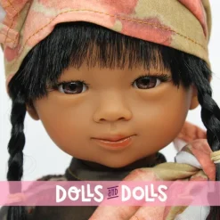 Poupée D'Nenes 34 cm - Marieta en costume régional asiatique