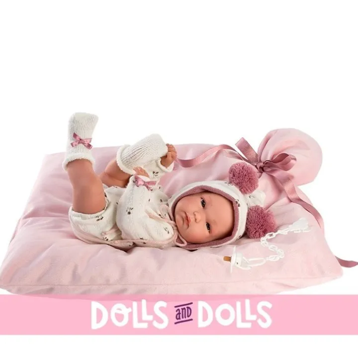 Poupée Llorens 35 cm - Bimba avec coussin