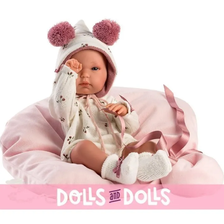Poupée Llorens 35 cm - Bimba avec coussin