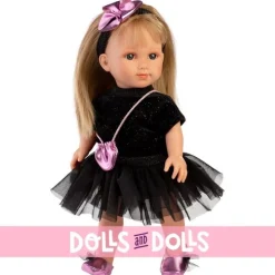 Poupée Llorens 35 cm - Elena en robe noire