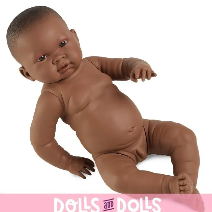 Poupée Llorens 45 cm - Nene Afro-américaine sans vêtements