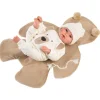 Poupée Llorens 36 cm - Ours brun qui pleure nouveau-né