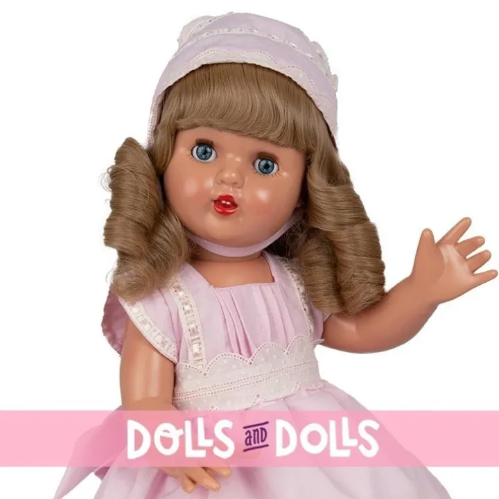Poupée Mariquita Pérez 50 cm - Avec robe à capuche rose