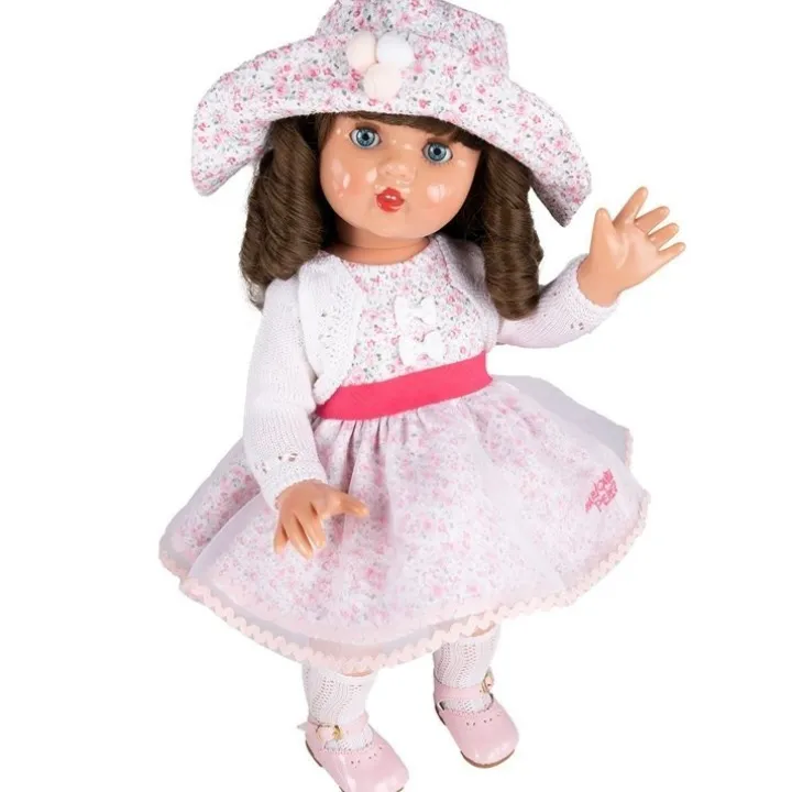 Poupée Mariquita Pérez 50 cm - Avec robe à fleurs roses