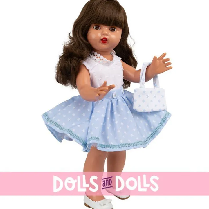 Poupée Mariquita Pérez 50 cm - Ensemble de jupes bleues