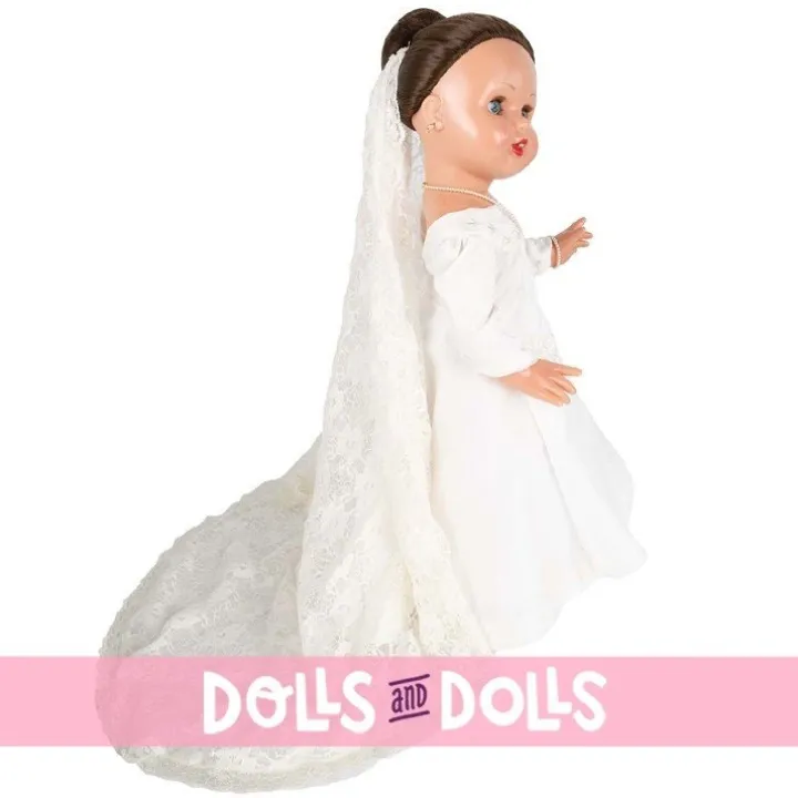 Poupée Mariquita Pérez 50 cm - Série spéciale de mariage (habillée comme une mariée)