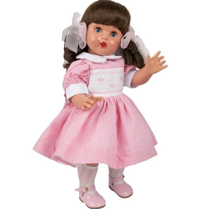 Poupée Mariquita Pérez 50 cm - Vichy Rose