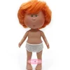 Poupée Nines d'Onil 23 cm - Little Mio aux cheveux roux ondulés - Sans vêtements