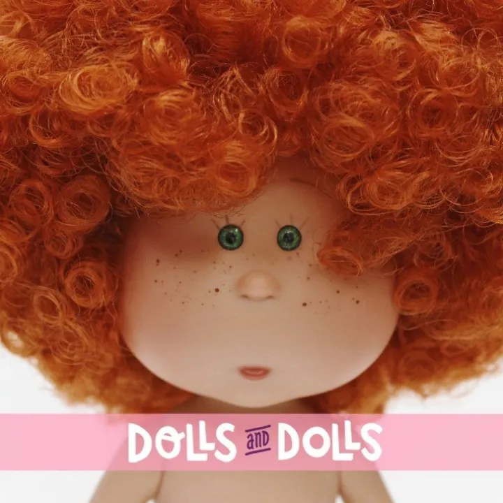 Poupée Nines d'Onil 23 cm - Little Mia aux cheveux roux bouclés - Sans vêtements