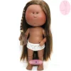 Poupée Nines d'Onil 30 cm - Mia ARTICULÉE - Mia noire aux cheveux raides - Sans vêtements