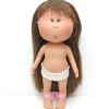 Poupée Nines d'Onil 30 cm - Mia brune avec une frange - Sans vêtements