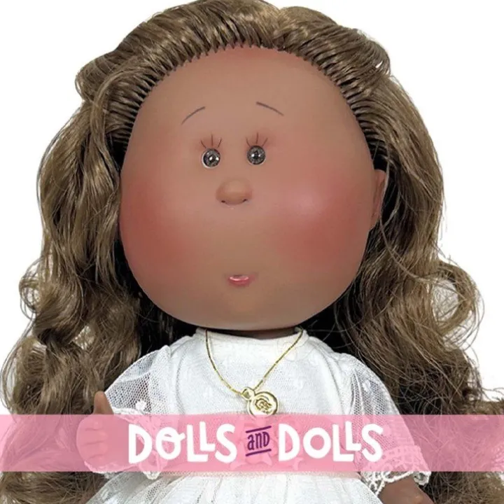 Poupée Nines d'Onil 30 cm - Mia Communion afro-américaine