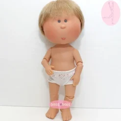 Poupée Nines d'Onil 30 cm - Mio ARTICULÉE - Mio blonde aux cheveux raides - Sans vêtements