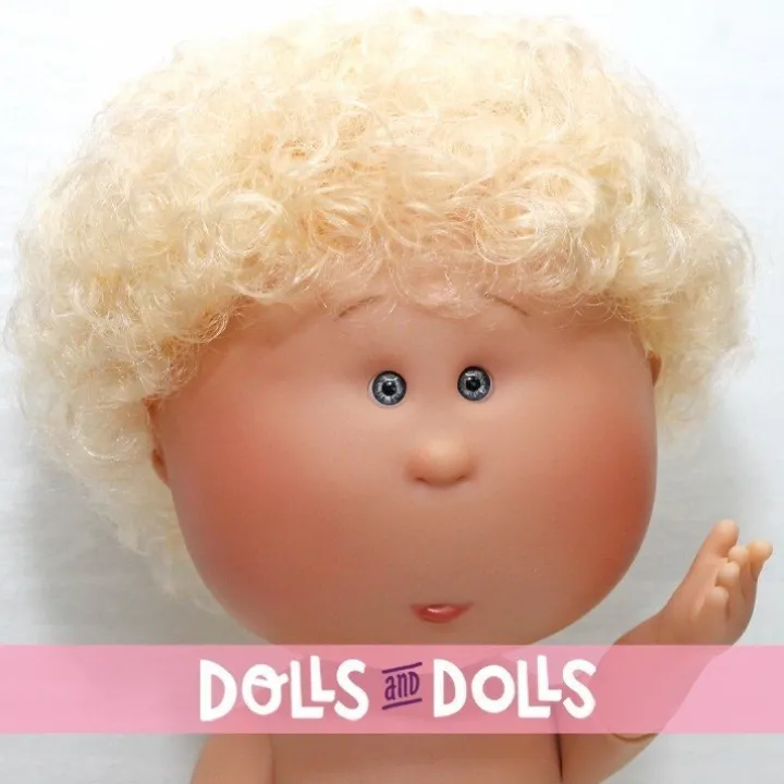 Poupée Nines d'Onil 30 cm - Mio ARTICULÉE - Mio blonde avec des cheveux bouclés - Sans vêtements