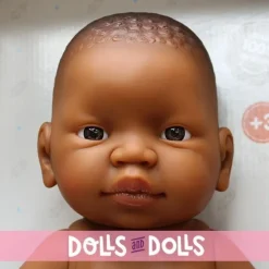 Poupée Paola Reina 45 cm - Bebita nouveau-né - Fille noire