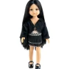 Poupée Paola Reina 32 cm - Las Amigas - Carola en robe noire avec bordures et veste